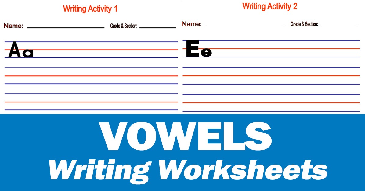 handwriting practice vowels