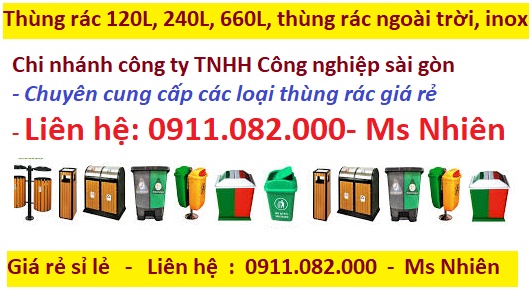 Thùng rác 120 lít 240 lít nắp hở giá rẻ tại cà mau- sỉ lẻ thùng rác nắp kín bánh Vtrj67i8709-