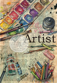 02-Artist-Kristy-Patterson-Flying-Shoes-Art-Studio-Dictionary-Drawings-www-designstack-co
