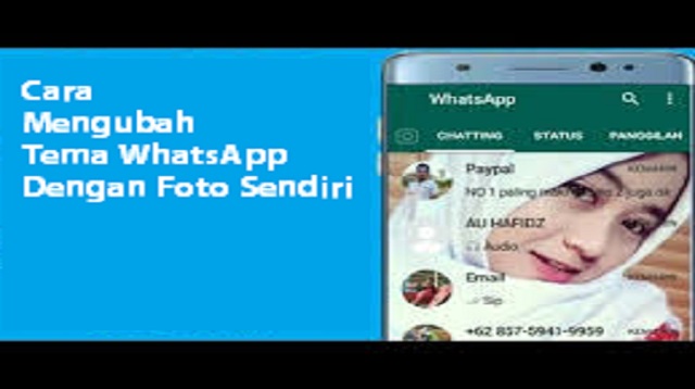 Cara Mengubah Tema WhatsApp Dengan Foto Sendiri