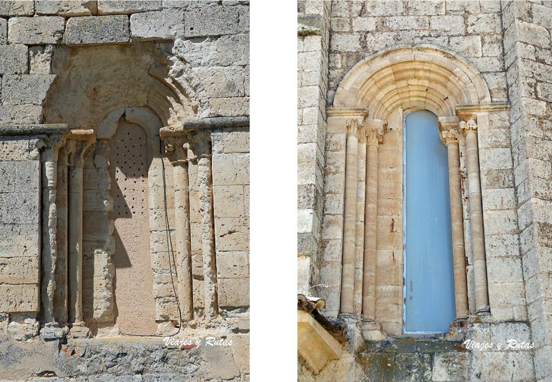 Ventanas del ábside del Monasterio de Palazuelos, Valladolid