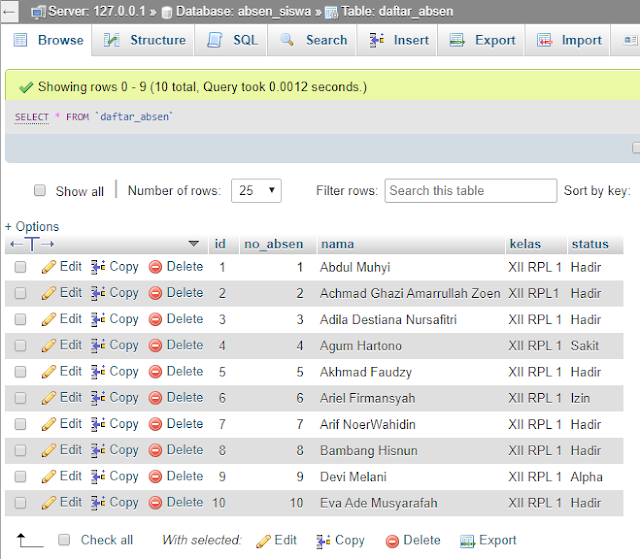 Cara Export Database Ke Word