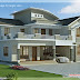 2960 sq.feet 4 bedroom villa design