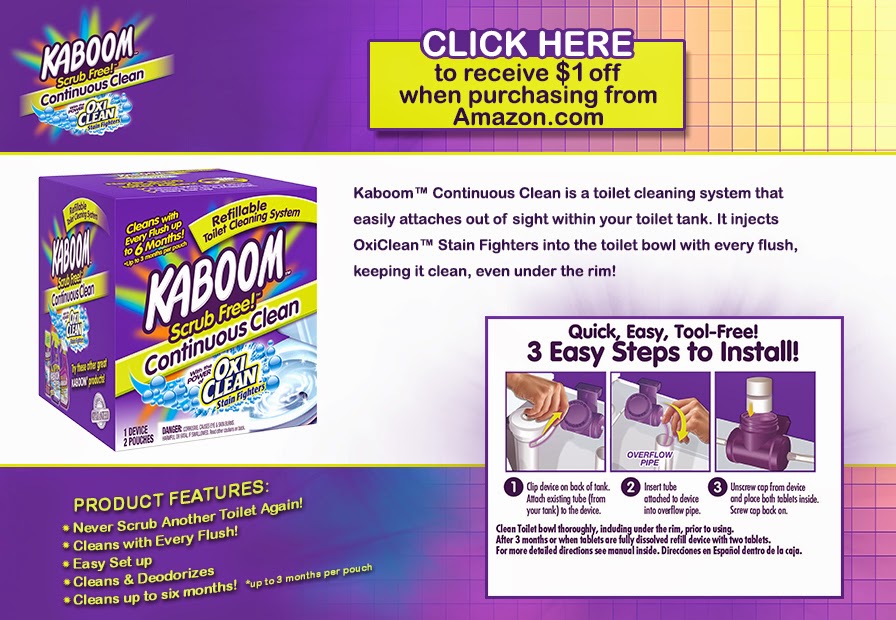 Free HungryHolly Products to Try Kaboom™ Continuous Clean