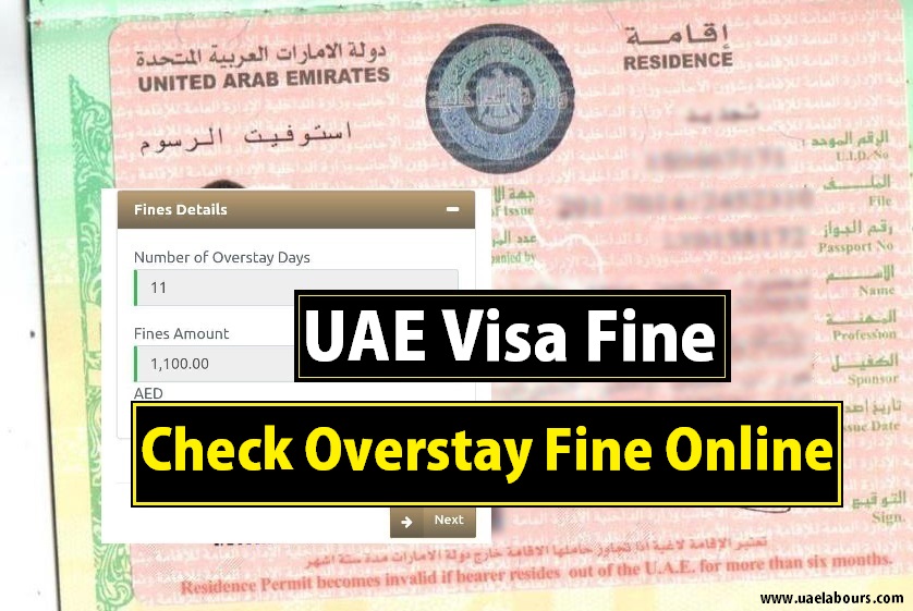how to pay visit visa overstay fine in dubai
