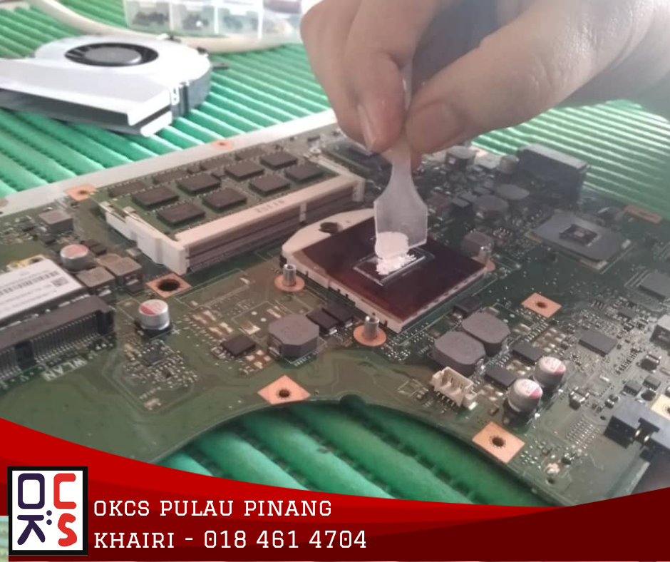 SOLVED KEDAI REPAIR LAPTOP ALMA TUKAR KEYBOARD & SERVIS LAPTOP ASUS