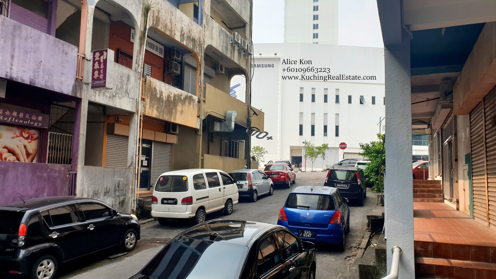 Kuching Real Estate Properties Intermediate Ground Floor Office Shop Space Opposite Pullman Hotel For Rent Kuching