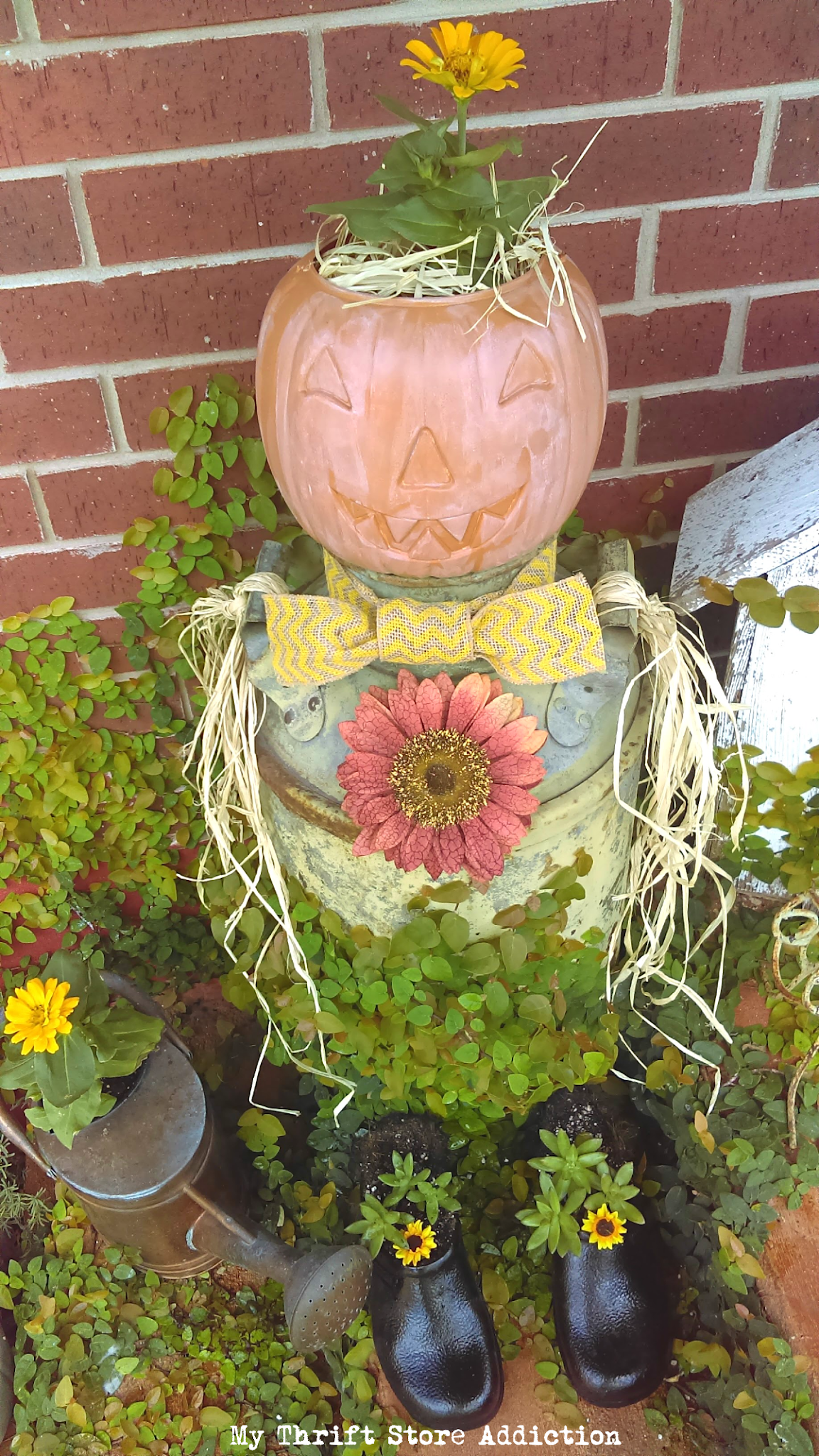 whimsical fall garden