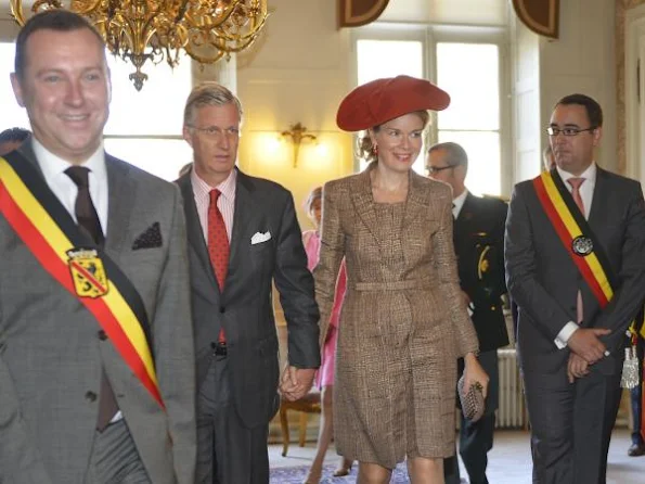 Namur, Flemish Namen, city, capital of Namur province, Wallonia Region, south-central Belgium. Queen Mathide in Natan dress