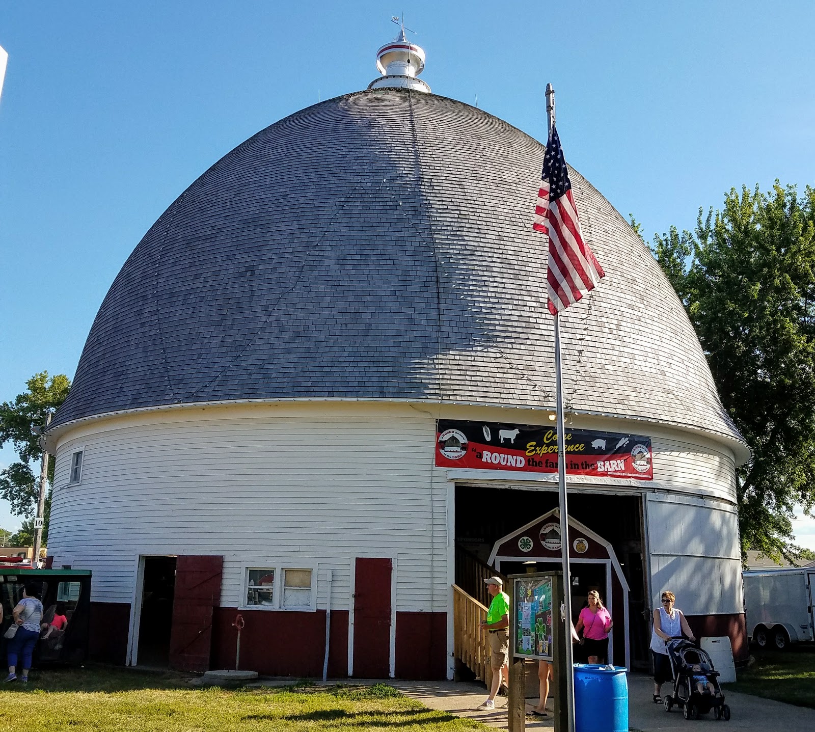 History and Culture by Bicycle: 2017 Plymouth County Fair: Round Barn 17