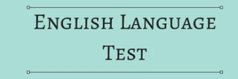 English Language Test