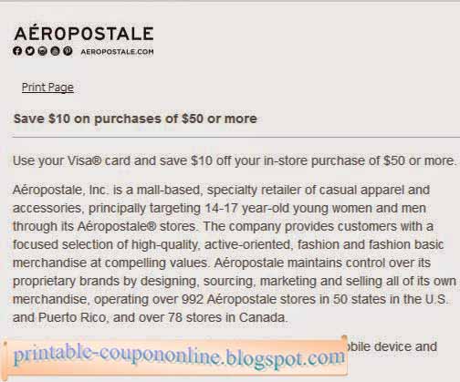Aeropostale coupons codes july 2018