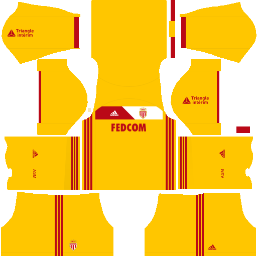 Kits/Uniformes AS Mónaco (Adidas) - Fantasy Kits - FTS 15/DLS Kits/Uniformes AS Mónaco (Adidas) - Fantasy Kits - FTS 15/DLS