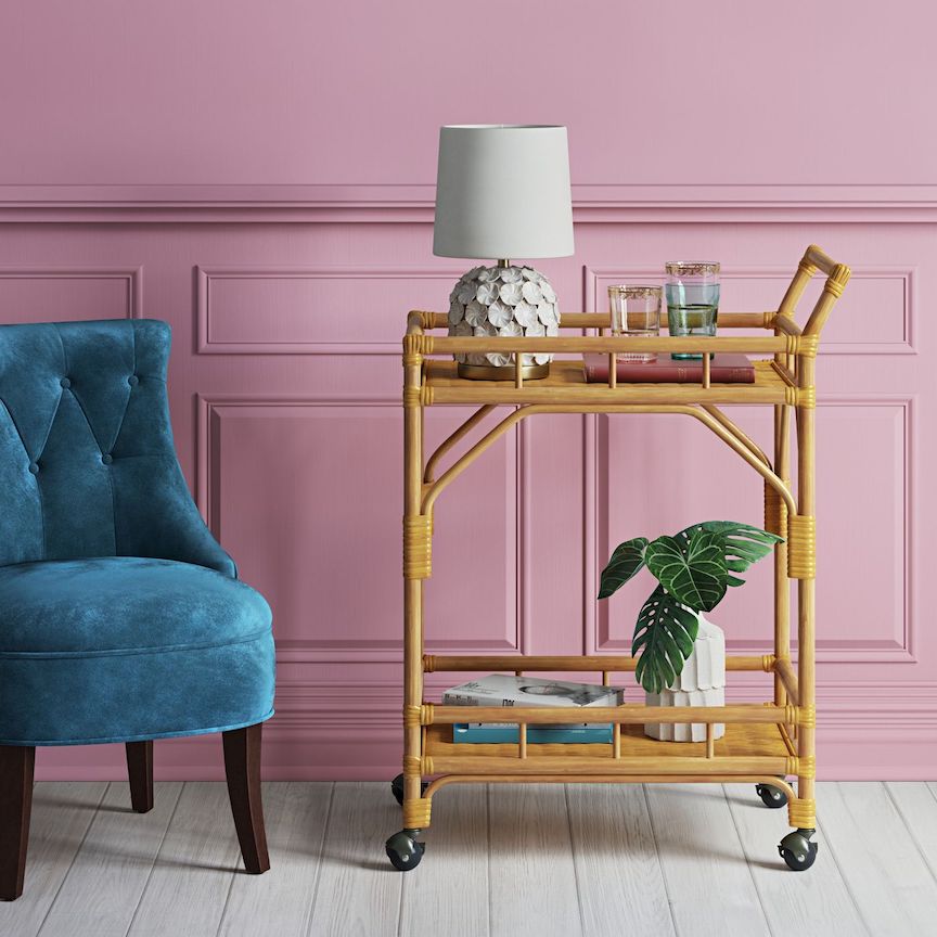 Chinoiserie Chic The Rattan Bar Cart/Today Show/Second Shot
