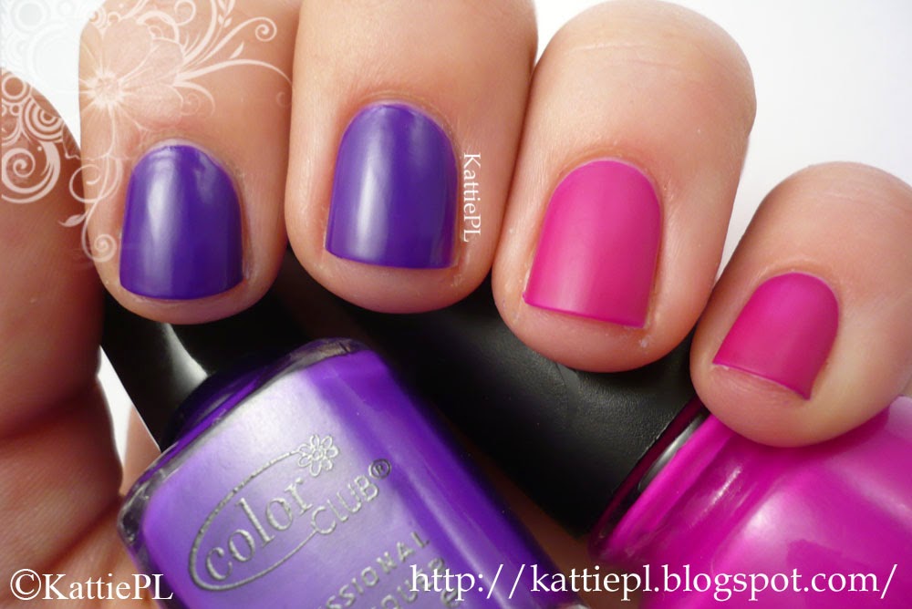 Nails by KattiePL Color Club Disco Dress + Savina Dream