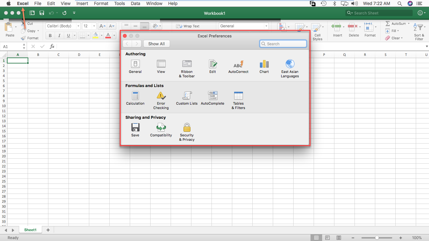 excel for mac versions