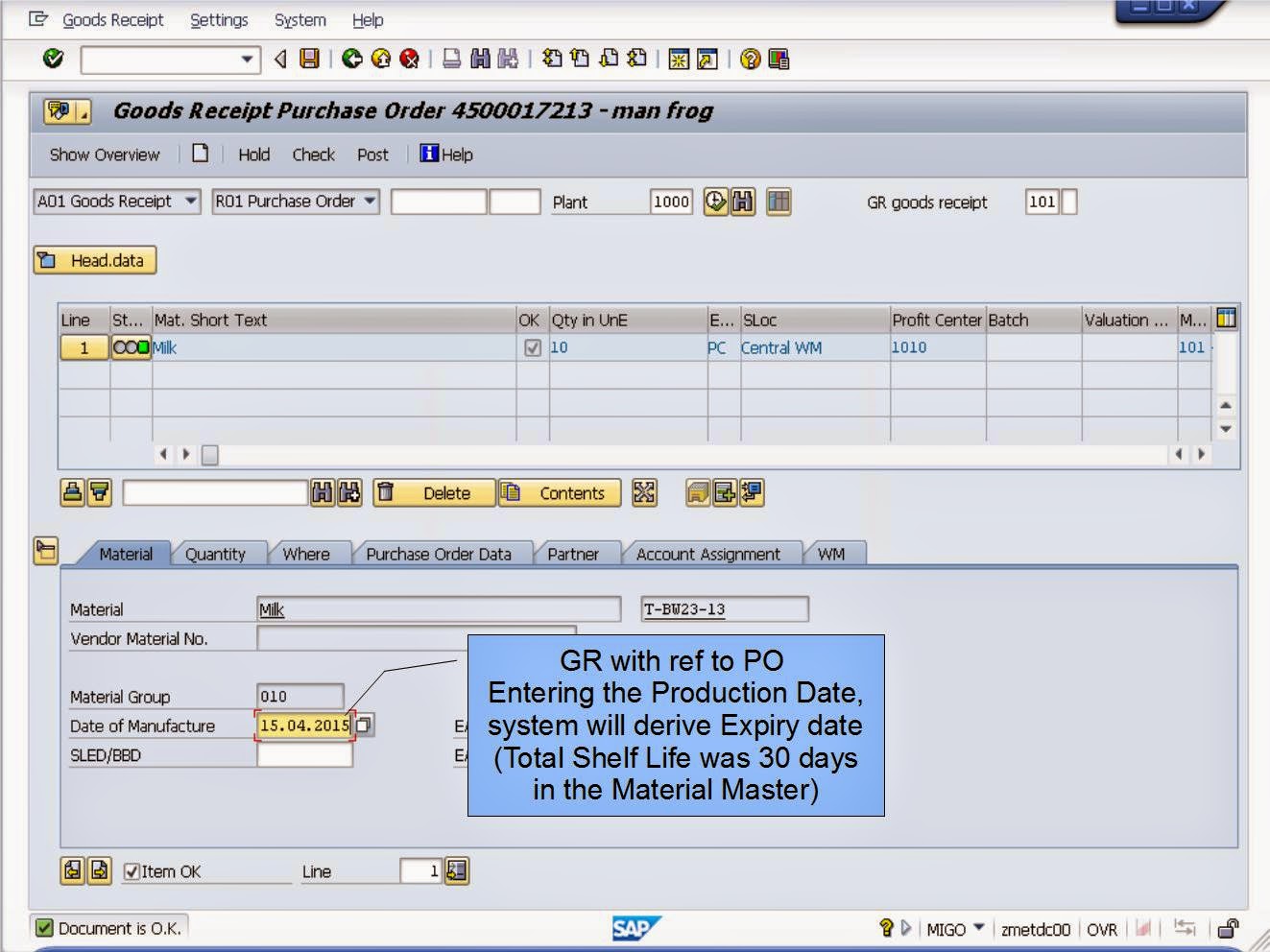 青蛙SAP分享 Froggy's SAP sharing WMS Removal Strategy Shelf Life