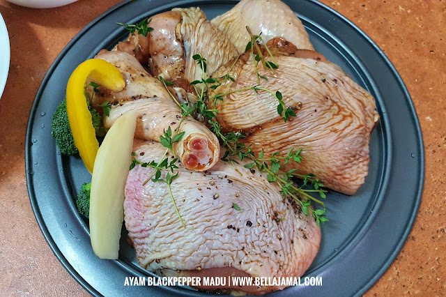 Resepi Air Fryer Ayam Bakar Madu Blackpepper