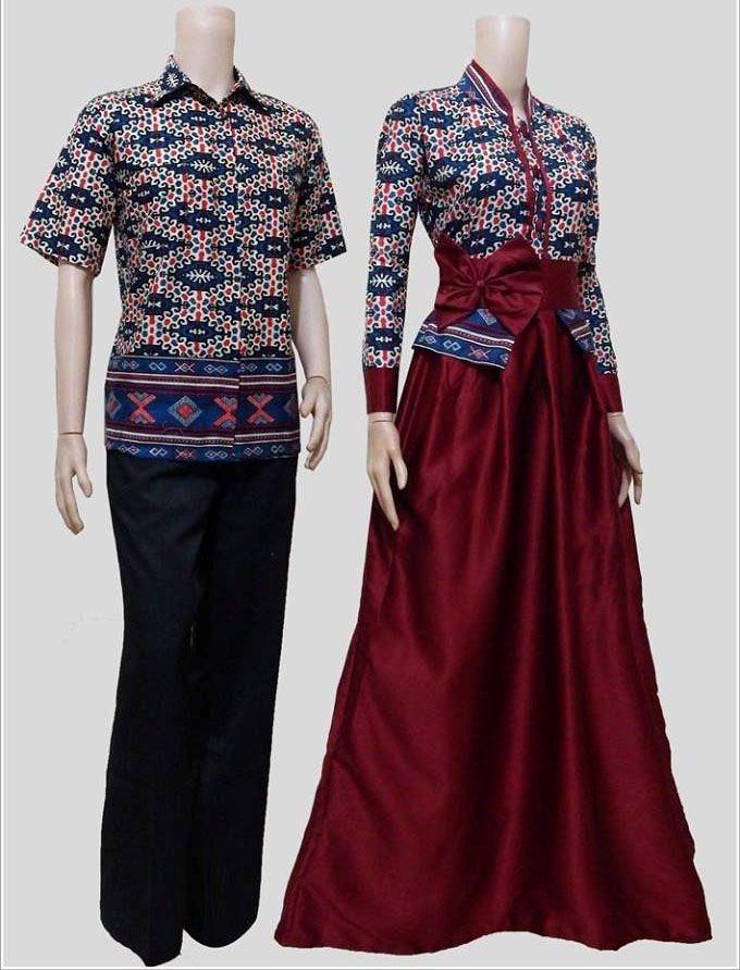  ff 24 model baju batik muslim couple modern terbaru dan 