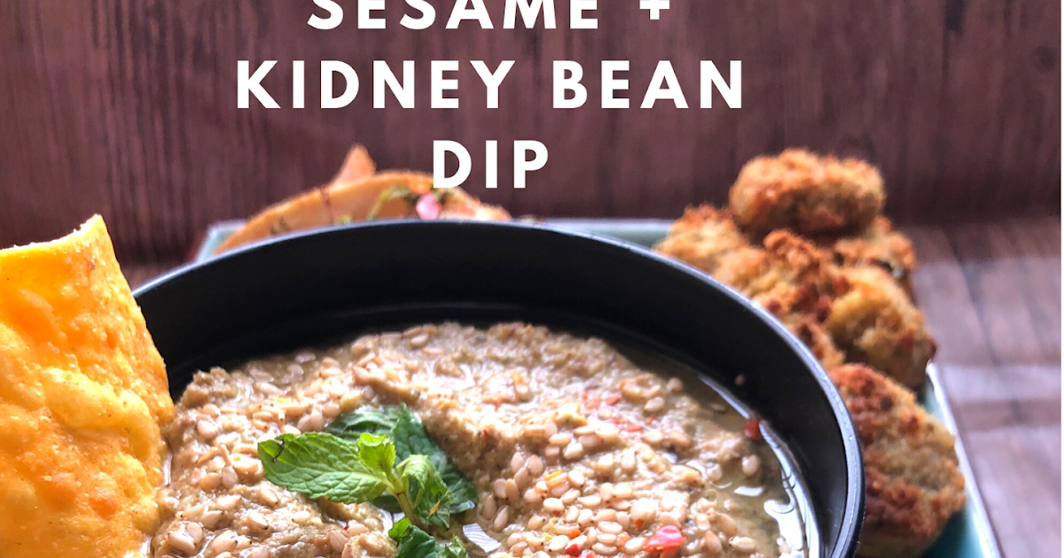 Sizzling Tastebuds Kidney Bean Sesame Seed Dip Rajma Til Dip GF