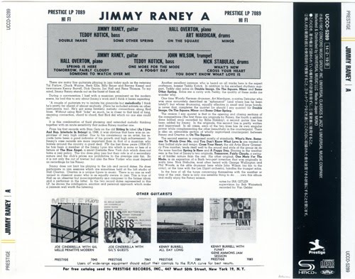 O Púbis da Rosa: JIMMY RANEY - A (1957-2013) RM / SHM-CD / FLAC 