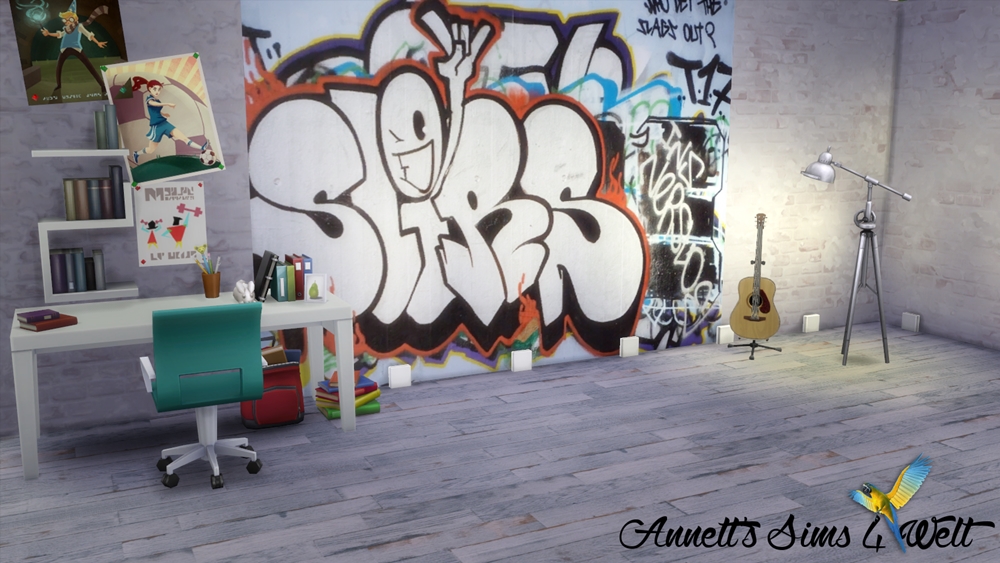 Annett’s Sims 4 Welt: Graffiti Walls