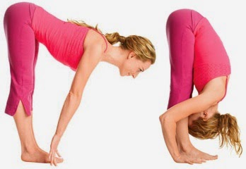 Standing Forward Bend Pose Yoga