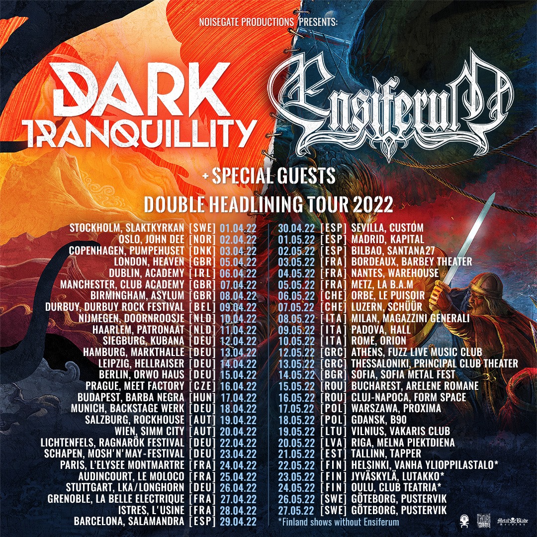 dark tranquillity ensiferum