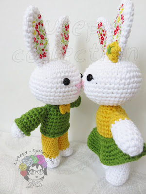 patron gratis conejos crochet