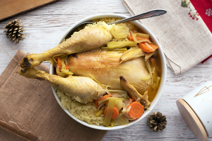 recette poule au pot