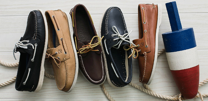 sapato nautico masculino