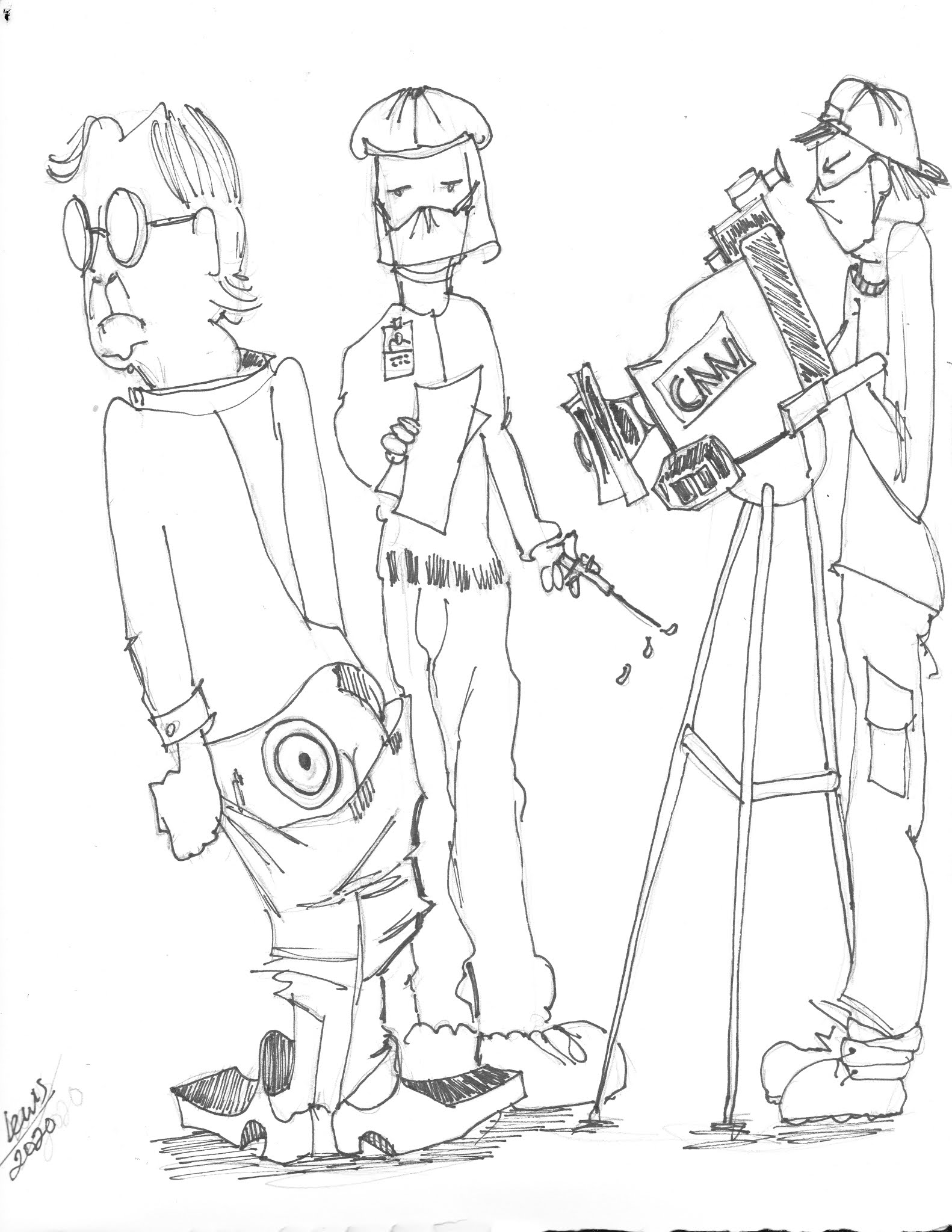 Black Funny Guy political cartoons 2020