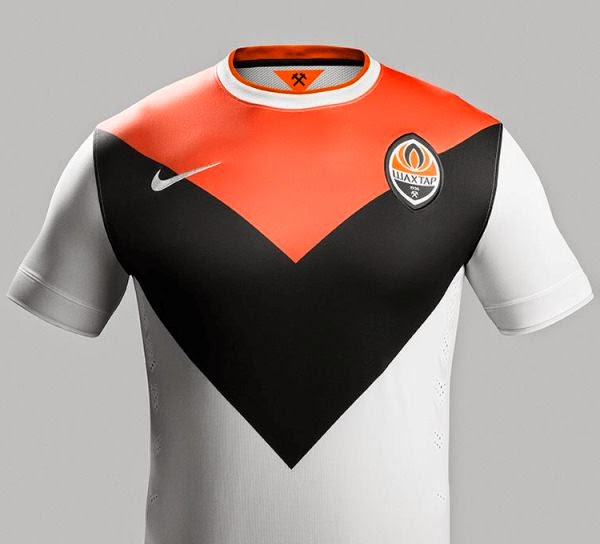 Away Kit Nike del Shakhtar Donetsk 2014-15