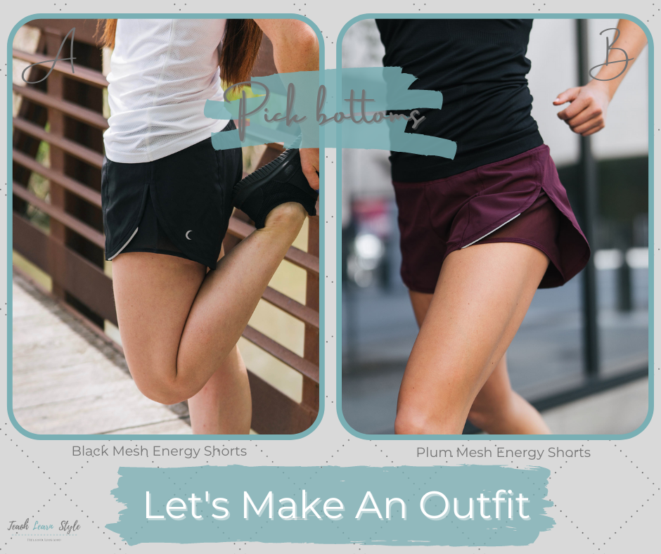 Zyia Outfit of the Week Featuring Mesh Energy Shorts Teach Learn Style