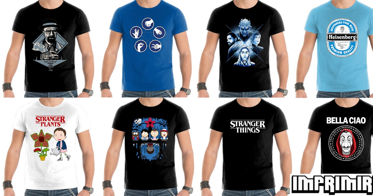 camisetas frikis de series que te van - Sólo En Camisetas