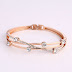 Rose gold diamond bracelets