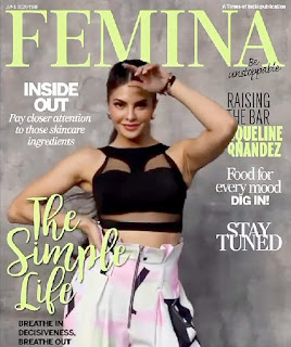 Jacqueline on Femina June Cover page