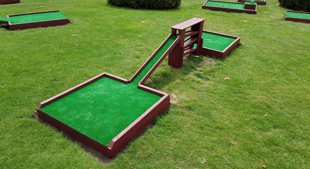 The Ham and Egger Files Mini Golf at Queens Park in Crewe