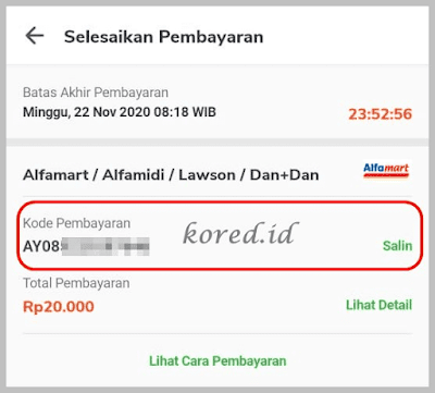 Top Up OVO di Alfamart dengan Tokopedia