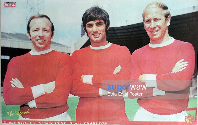 Poster Stilles, Best & Charlton (Manchester United)