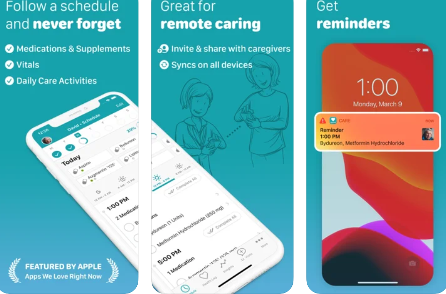 تطبيق Sprout Care مهم لمن يأخذ الأدوية... قم بتسجيل ادويتك و مواعيد