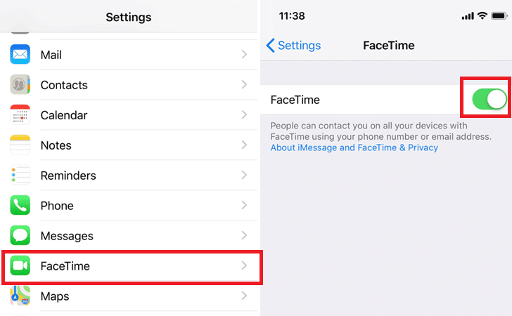 how to disable Facetime on Apple iPhone