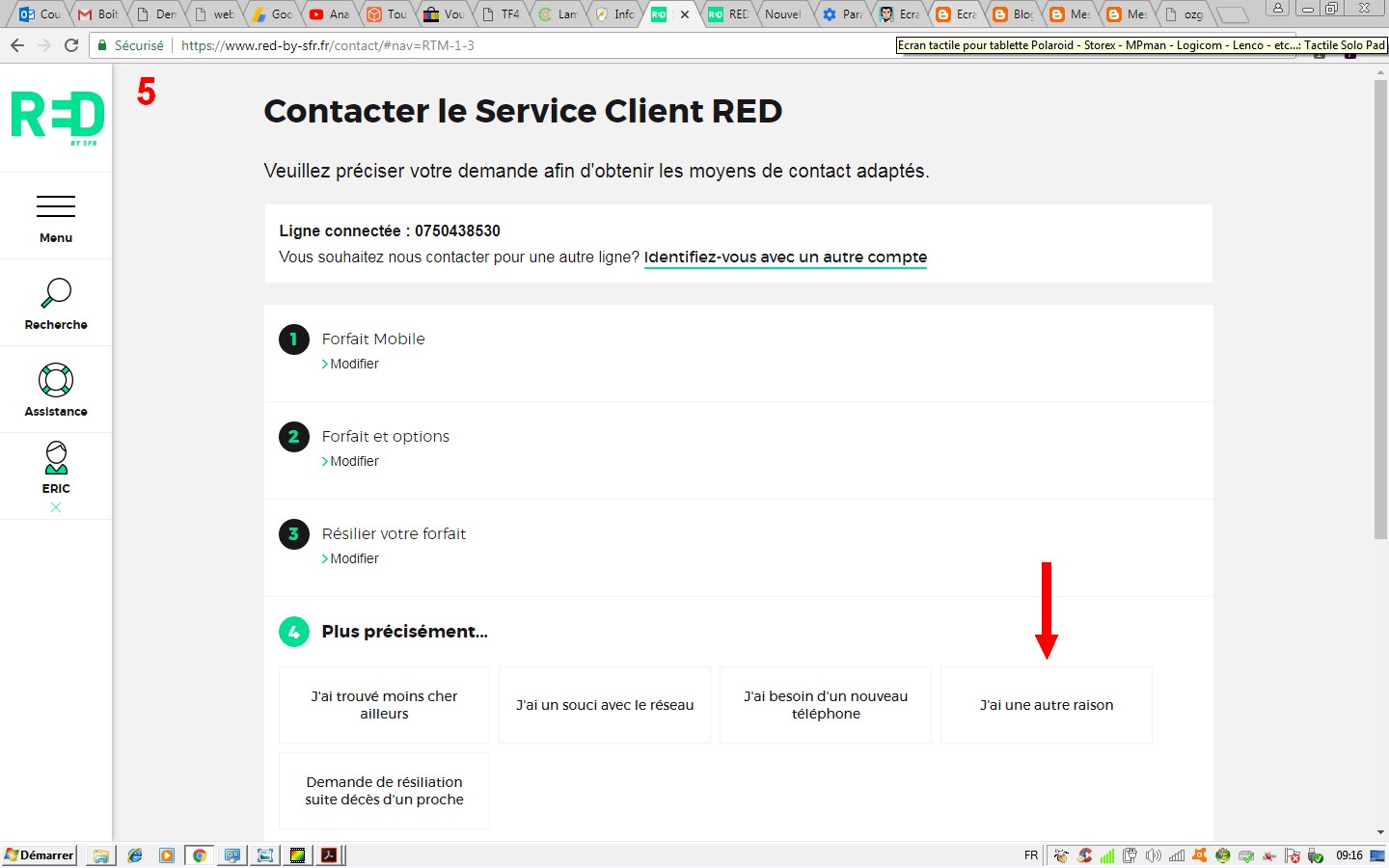 Comment résilier sont forfait RED SFR sans trop s