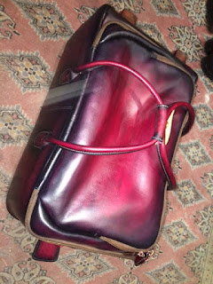 Bric's trolley, luggage, patina, paulus bolten, paris, custom made, patinaed bagage