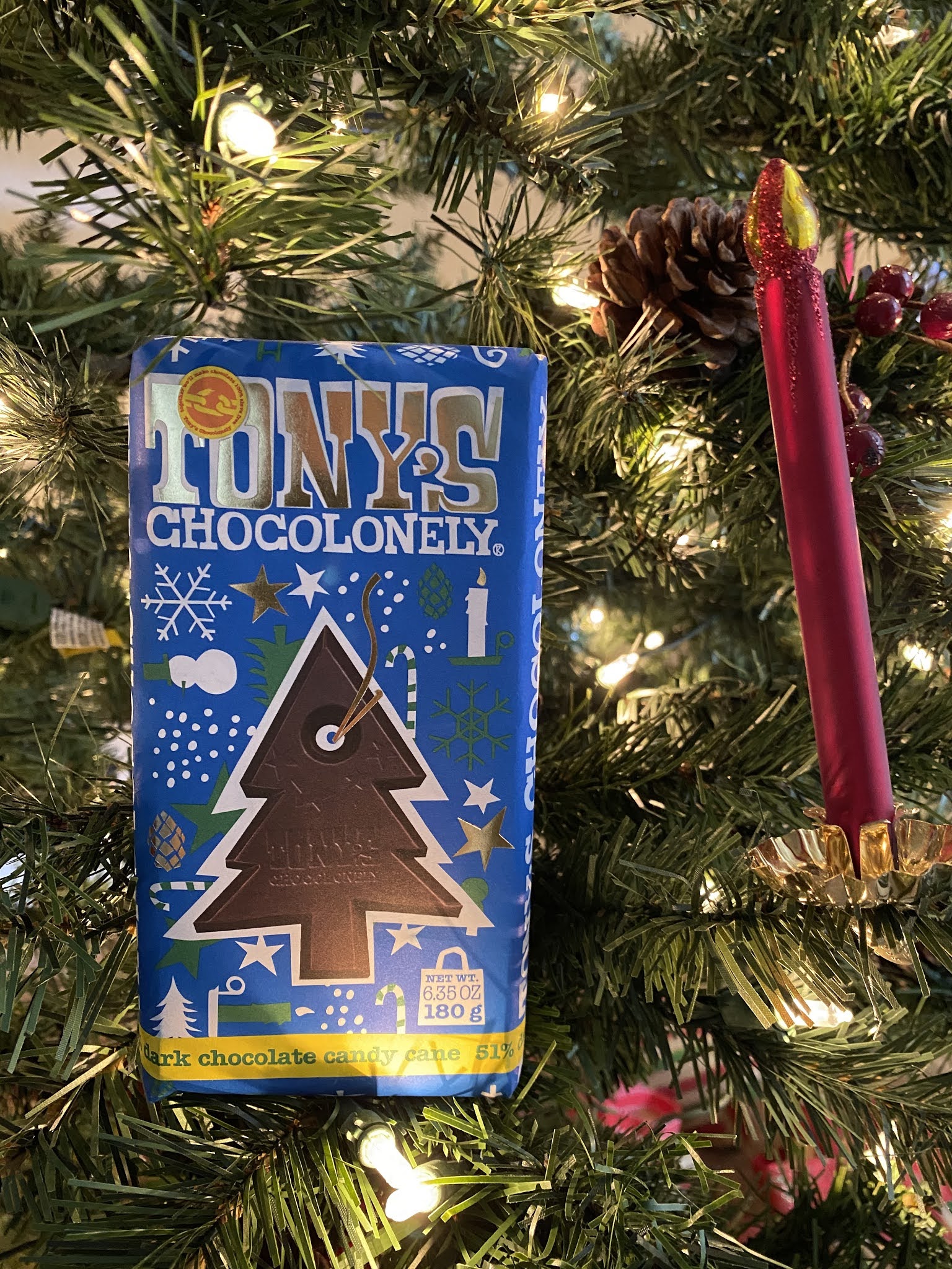 Delirious Documentations Tony's Chocolonely Milk Chocolate Gingerbread & Dark Chocolate Candy Cane