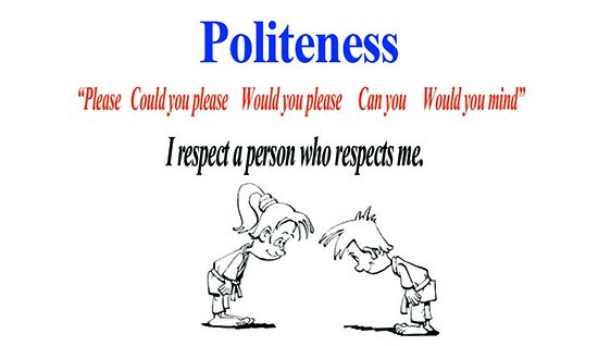 Politness-in-english