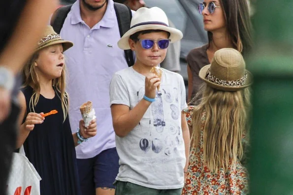 Crown Princess Mary of Denmark in the city centre of Palma de Mallorca, 