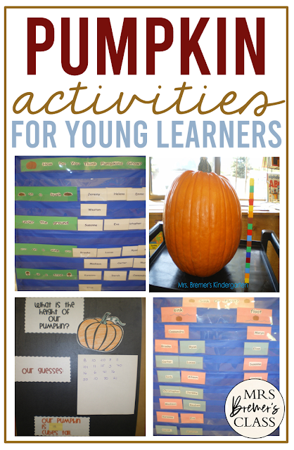 This pumpkin unit includes lots of literacy, math, and science activities for Kindergarten and First Grade. Perfect as a fall theme!