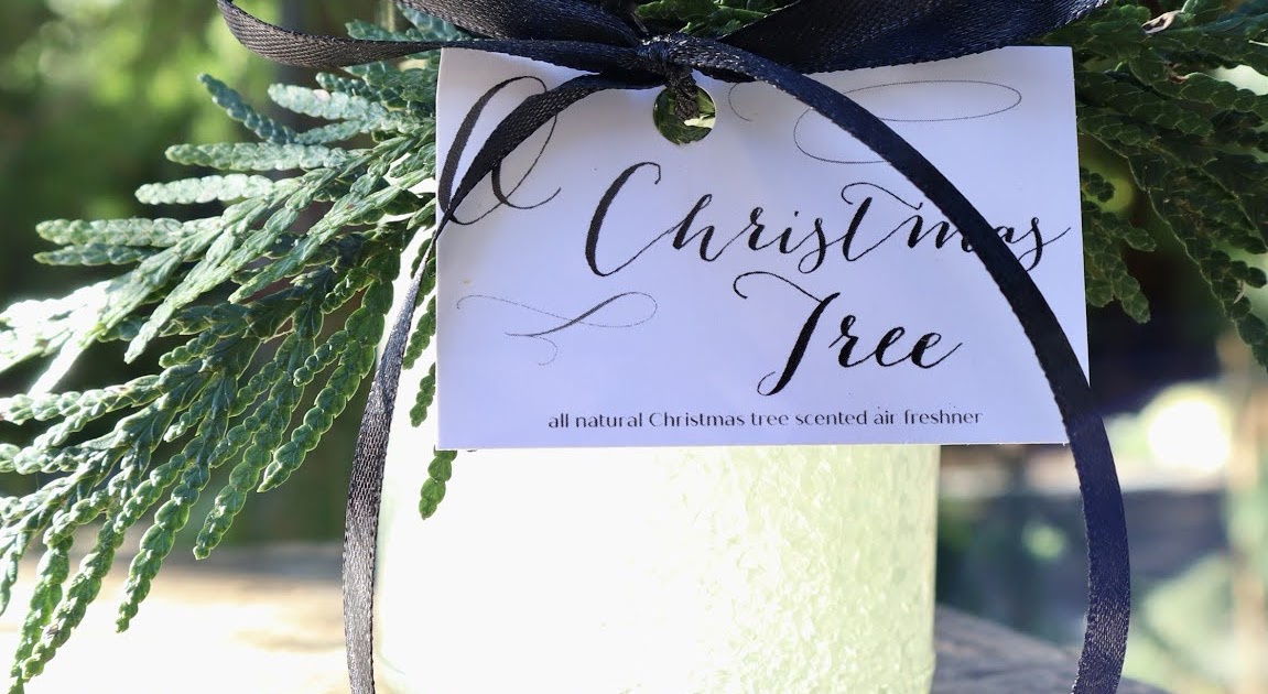 My Sweet Savannah DIY Christmas tree scented air fresheners