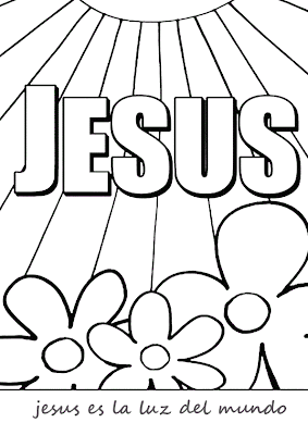 Jesus la luz del mundo para colorear | Dibujos infantiles, imagenes ...